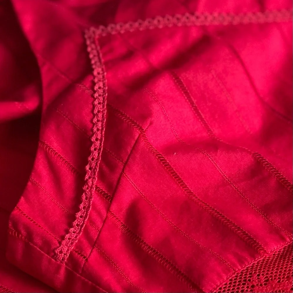 💋 Tommy Hilfiger, Vintage Kiss Me Crimson Midi Dress - Picture 3 of 11